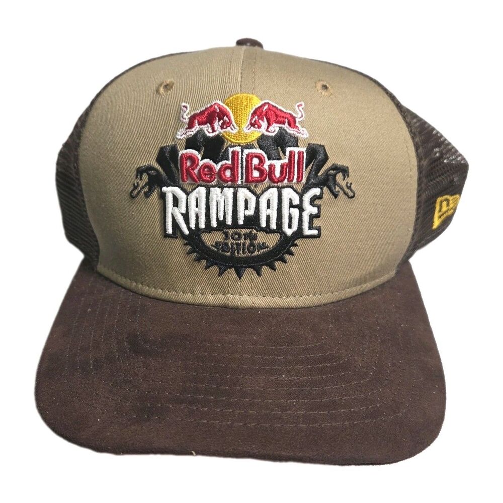 Red Bull Rampage Hat New Era 9FIFTY 10th Edition Suede Brim MTB Trucker Snapback